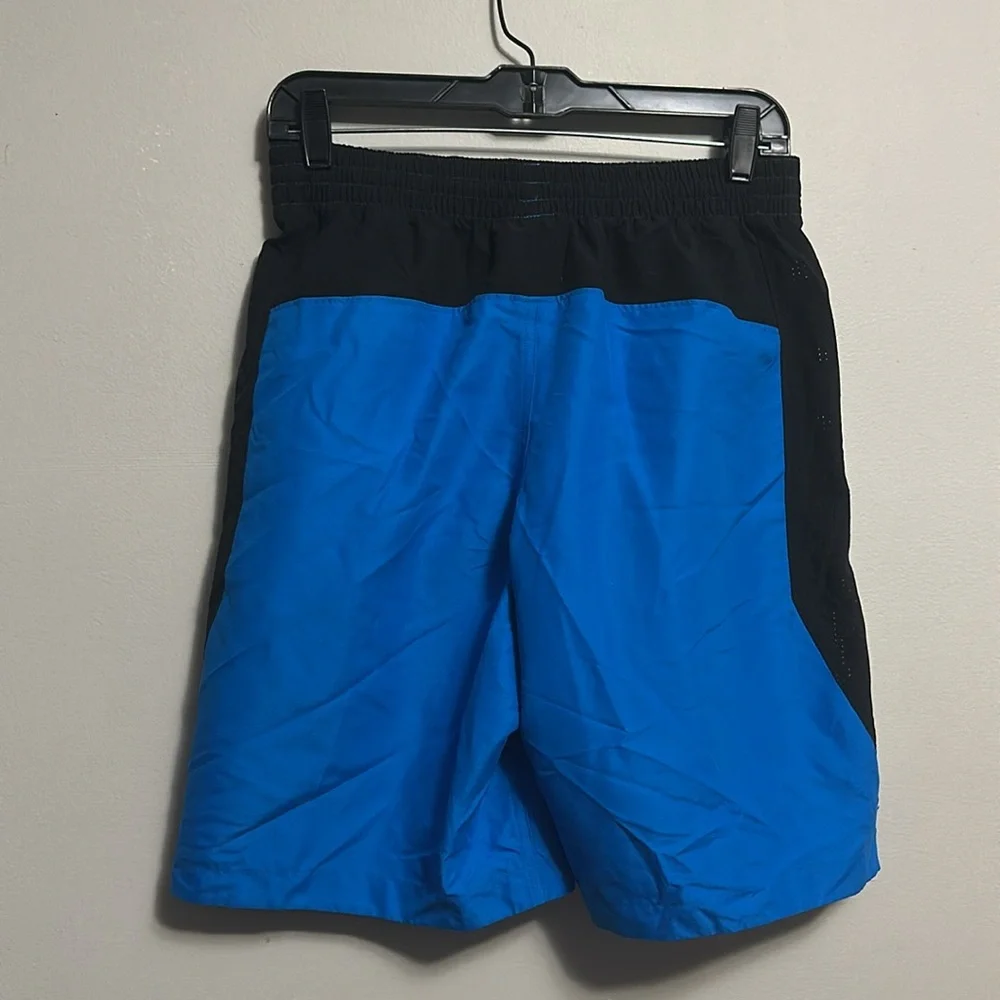 Nike Men's 8” Core Contend Volley Swim Trunks Small Blue Black - Picture 6 of 9